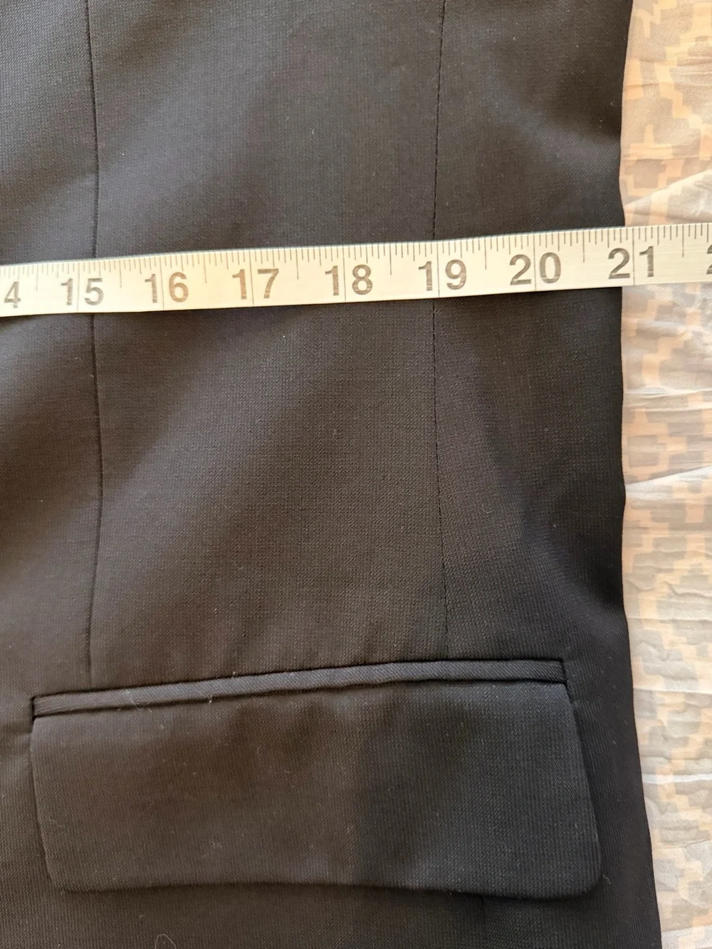 Versini Men's 40L Black 💯% Wool Suit Jacket Blazer Sport Coat